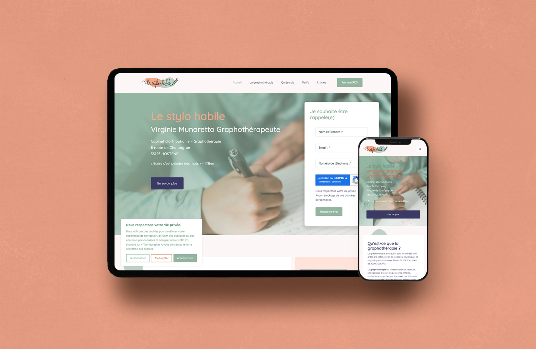 Création du site internet Le Stylo Habile